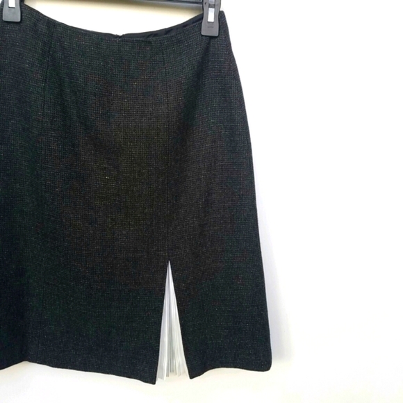 Anthropologie STACIA Lambswool/Silk Skirt Peak Pleat Detail Sz 2 - Picture 14 of 14